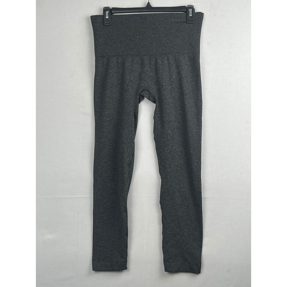 French Laundry High‎ Waisted Seamless Leggings Size 1X Charcoal Gray Heathered